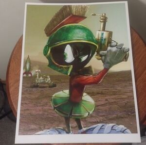 MARVIN THE MARTIAN 8.5x11 ULTRA PREMIUM GLOSSY ANIMATED CARTOON POSTER.BRAND NEW